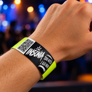Pulseira de papel personalizada